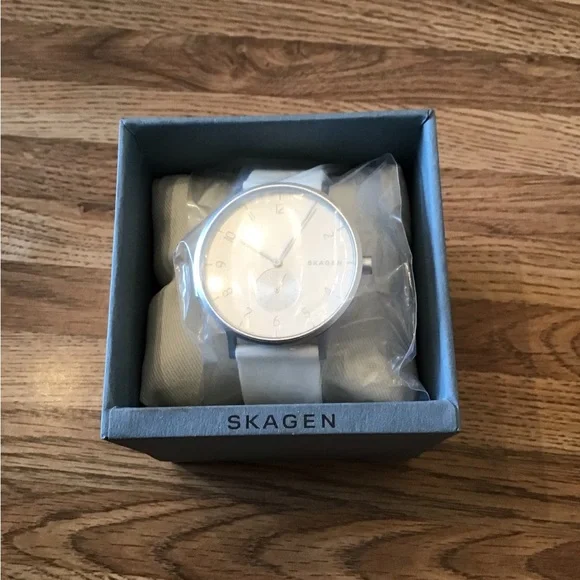 Skagen Accessories Ladies Skagen Aaren Kulor White Silicone